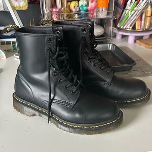 Dr. Martens Black Leather Boots
